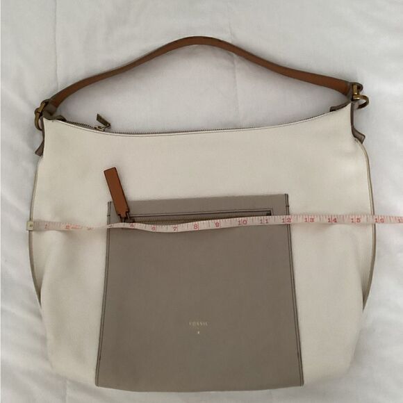 Fossil hobo bag ivory, gray - Picture 7 of 8